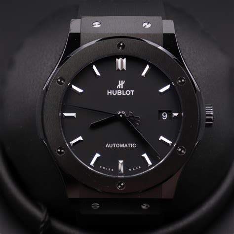 hublot noire|hublot black magic price.